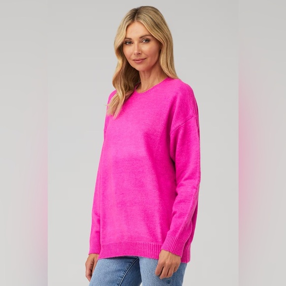 NWOT - Show Me Your Mumu Feel Good Sweater in Fuschia Knit - Size S - Picture 2 of 4